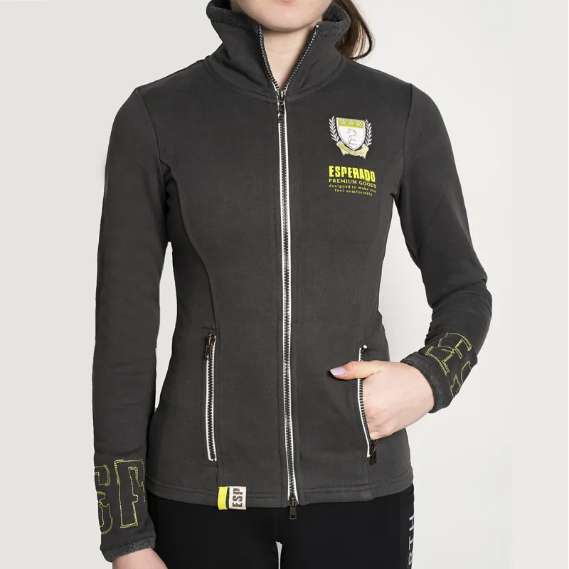 Esperado Dublin Ladies Sweat Jacket - Grey